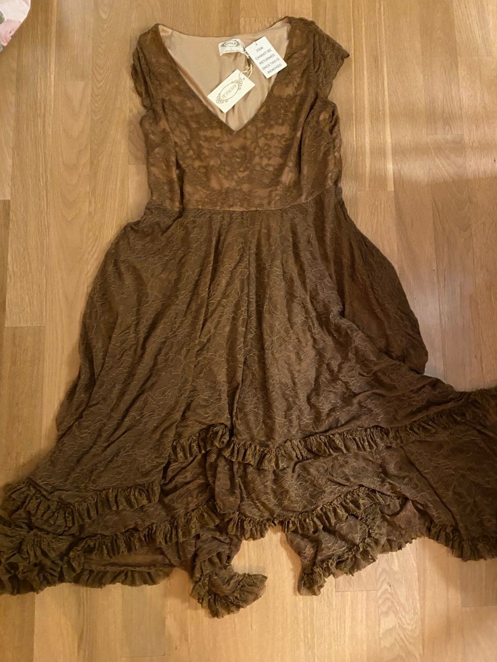 Joyfolie Fernilia Dress in camel - Picture 3 of 6